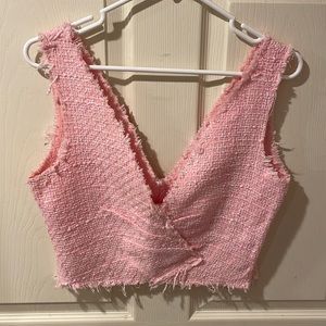 Zara side zip crop top. Size small.